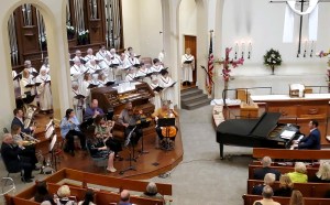 Chamber orchestra performing at Centenary United Methodist